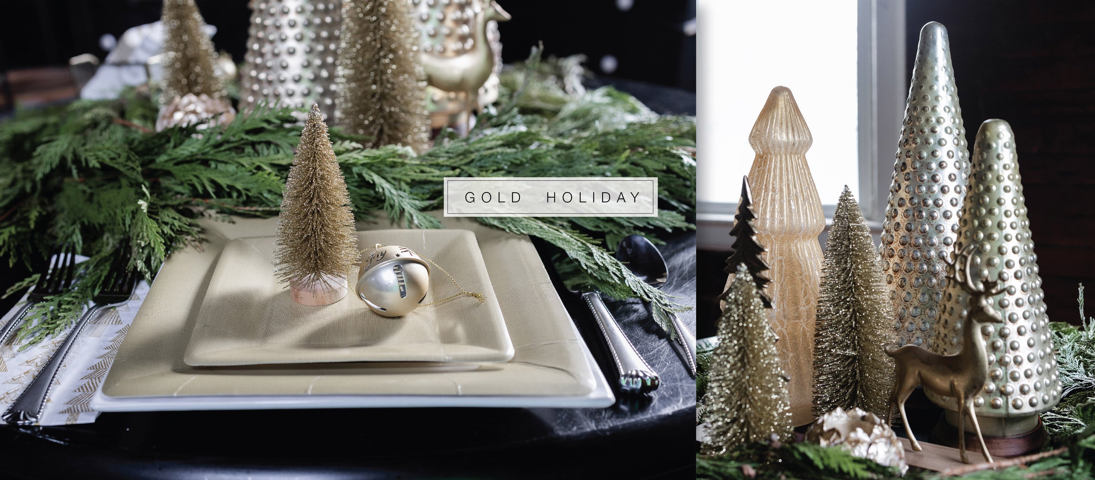 gold holiday collection