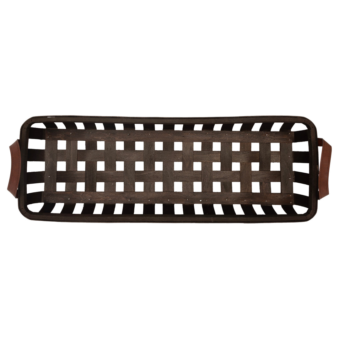 Brown Basketweave Trough s/3