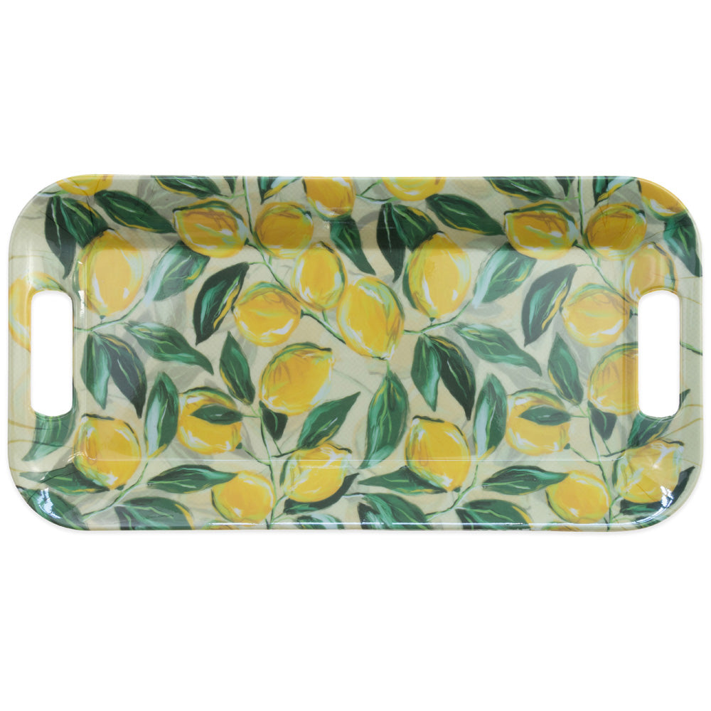 MELAMINE TRAY/PAINTERLY LEMONS