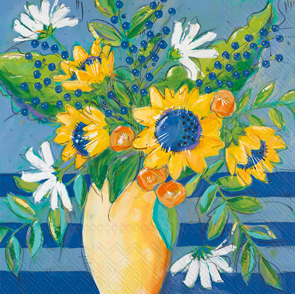 Floral Bursts Lunch Napkin