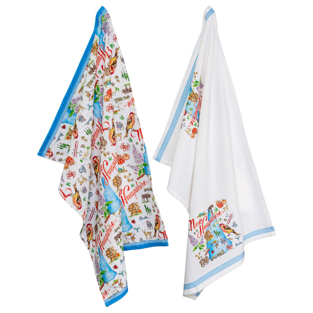 New Hampshire Tea Towels (Set of 2)