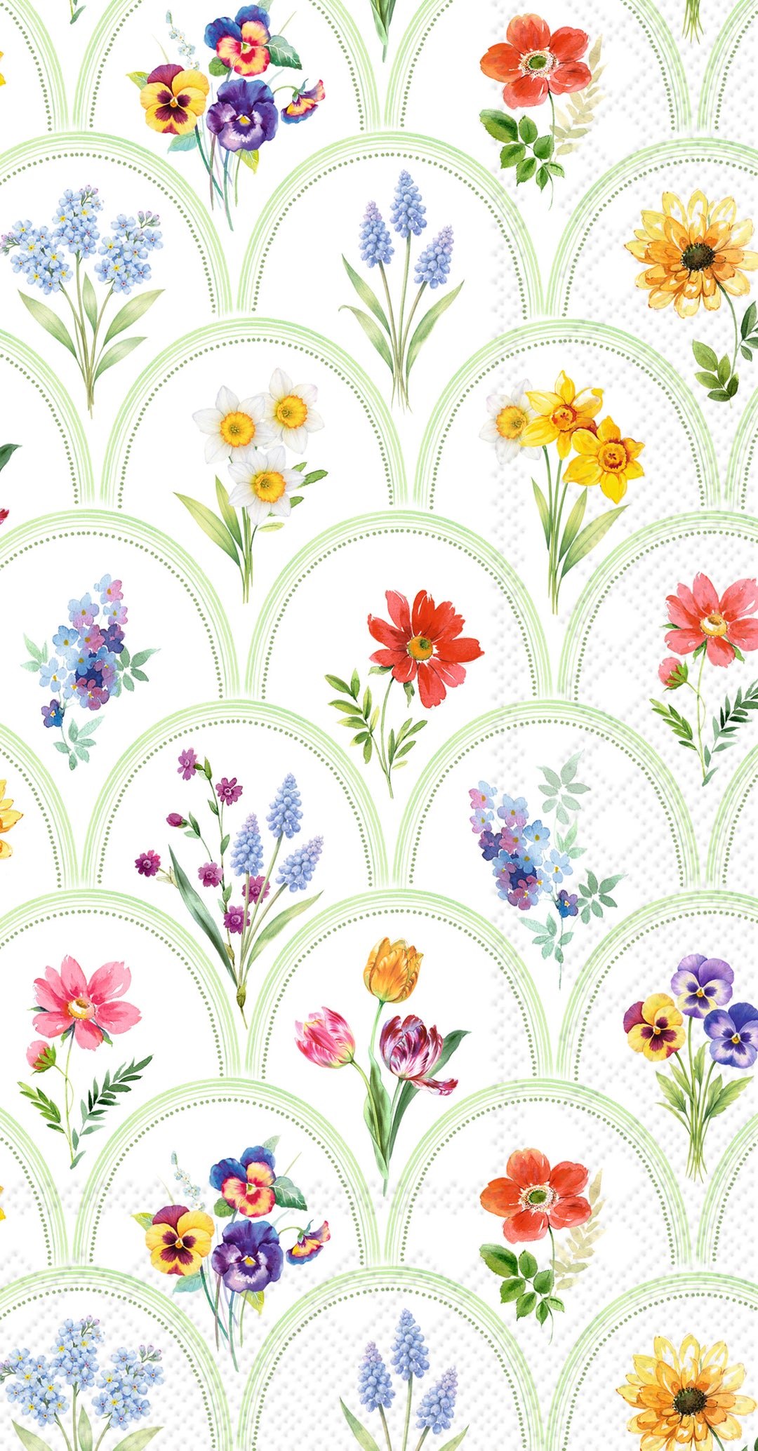 Blossom Mosaic Guest Towel