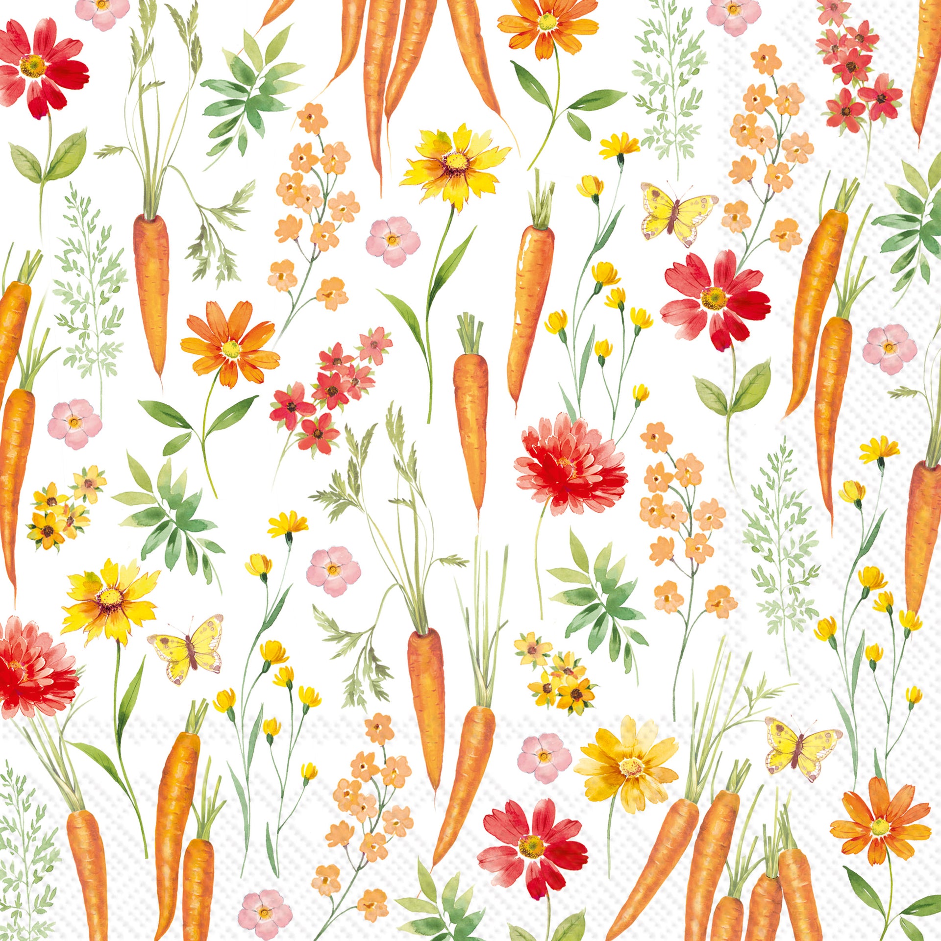 Garden Whimsy Cocktail Napkin