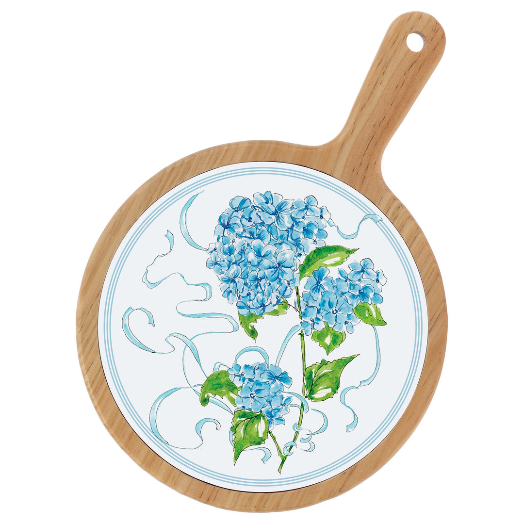 Hydrangea Ribbon Cheeseboard