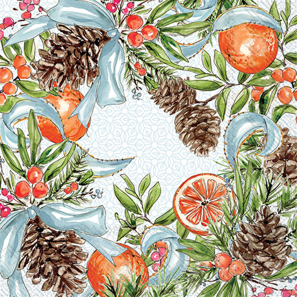 Pinecones And Ribbons Lunch Napkin