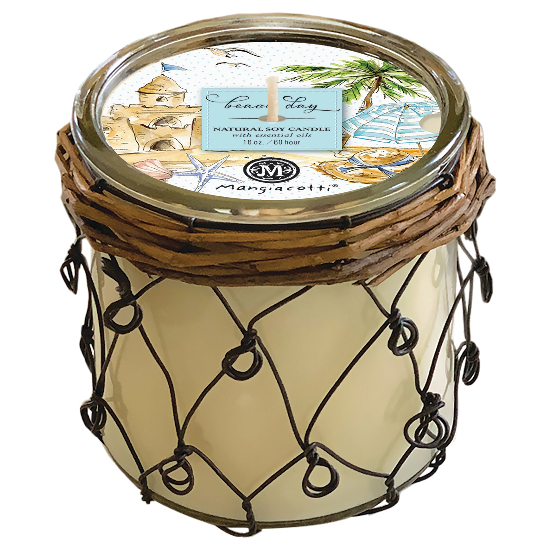Beach Day Farmhouse Soy Candle 16 oz.