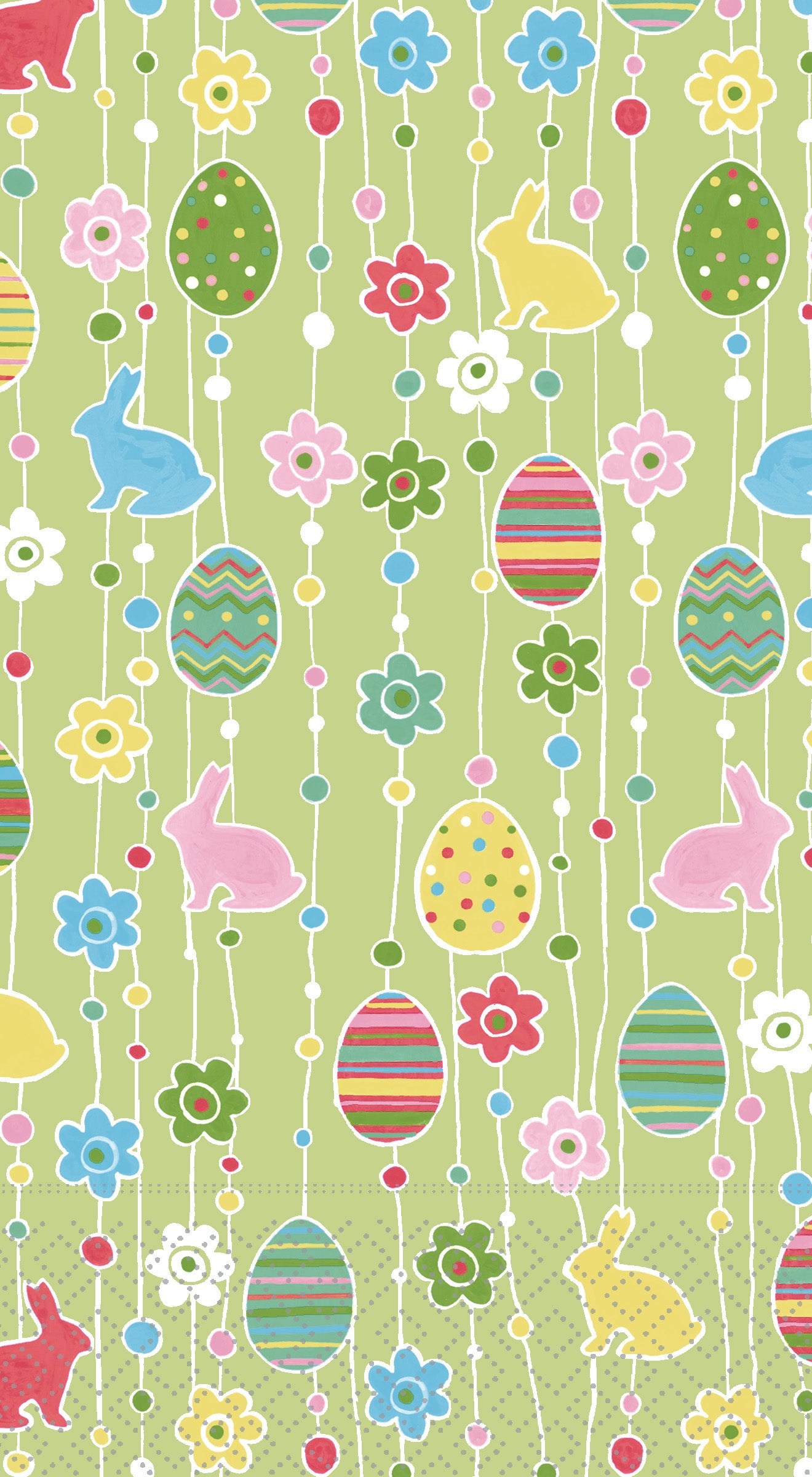 Bunny And Eggs Guest Towel