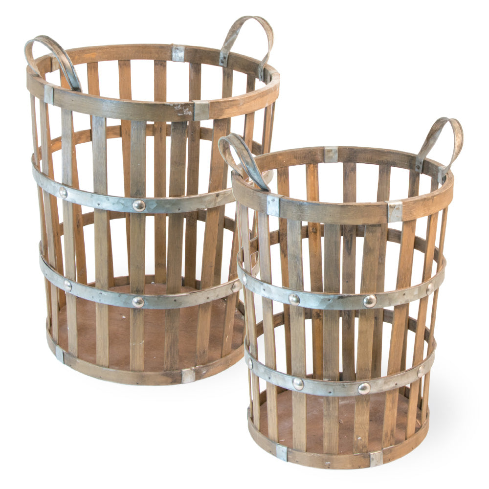 Emma Bamboo Nesting Baskets (Set of 2)