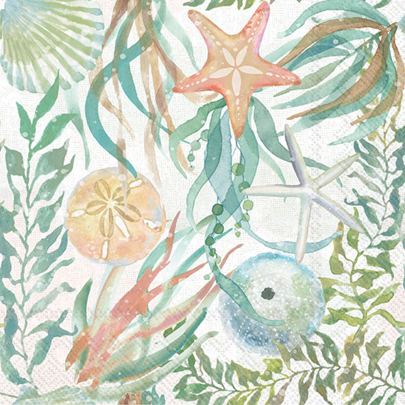 Watercolor Coast Lunch Napkin
