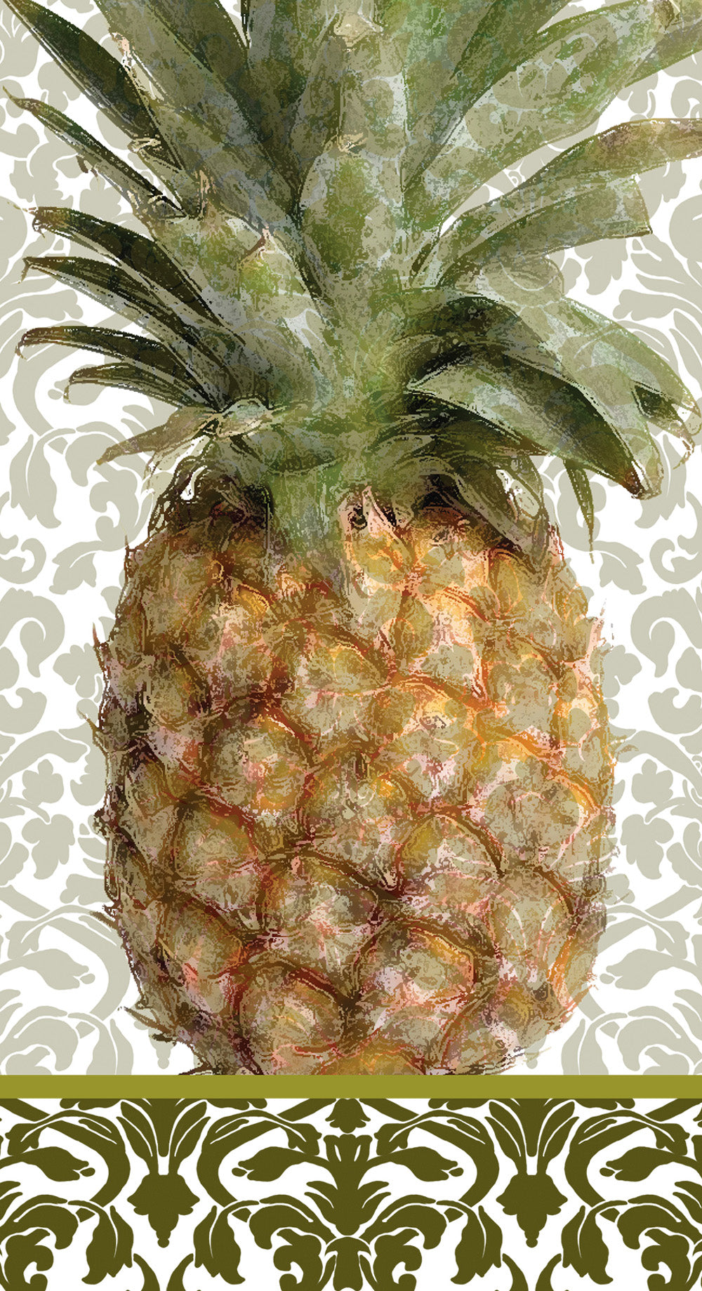 Exotic Pineapple Guest Towel