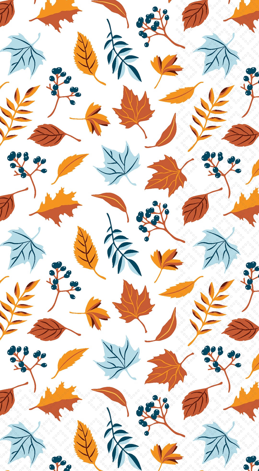 Autumn Leaves Scatter Guest Towel
