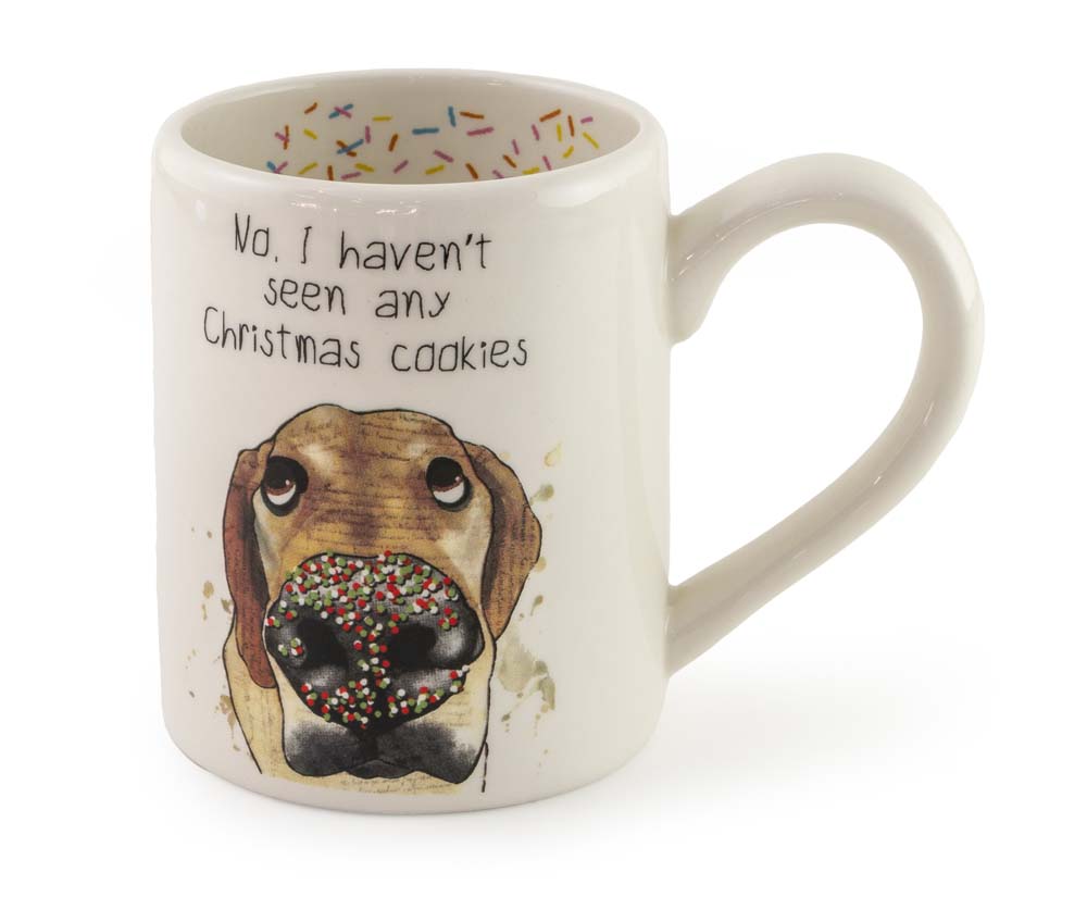 HAVENT SEEN ANY XMAS DOG MUG