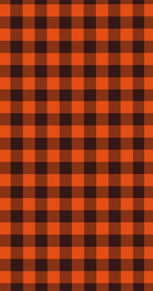 Buffalo Check Guest Towel Orange