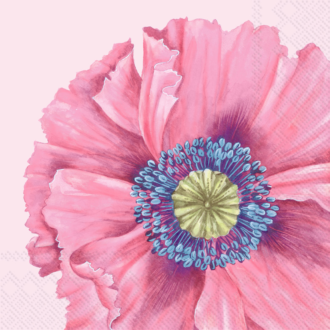 Huge Poppy Lunch Napkin