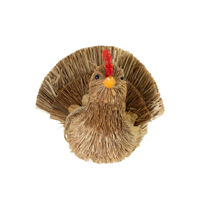 Mini Natural Turkey Ornament