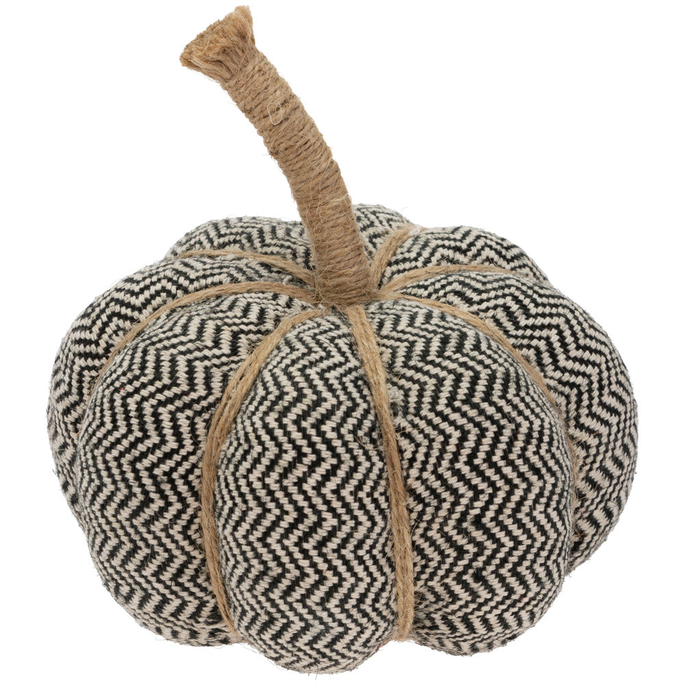 Medium Chevron Pumpkin Black & Cream