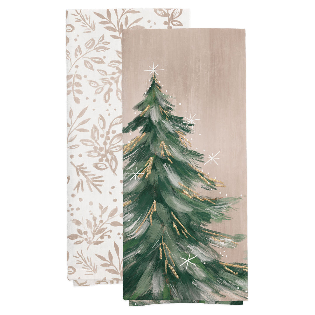 Gilded Tree Tea Towels (Set of 2)