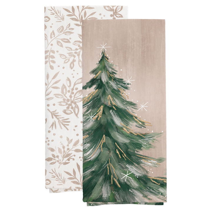 Gilded Tree Tea Towels (Set of 2)