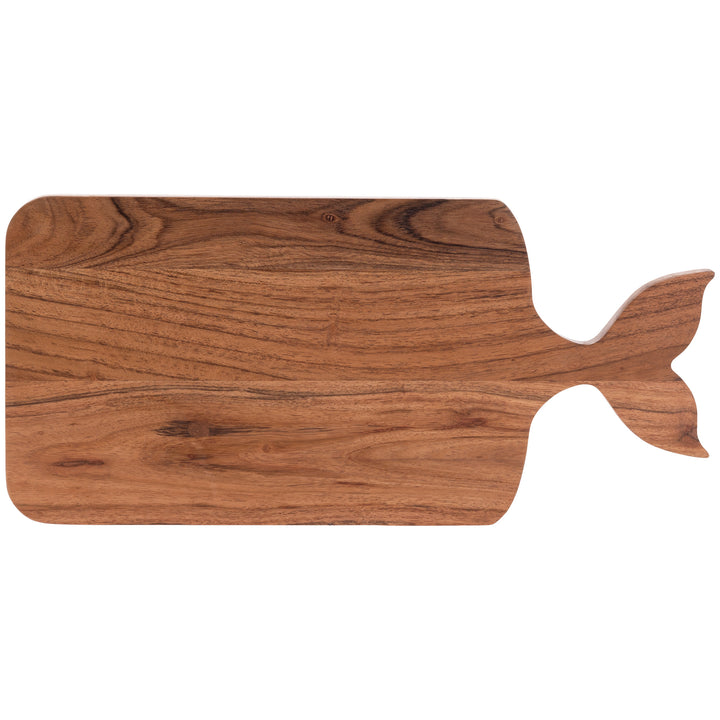 Whale Acacia Wood Cutting Board Large