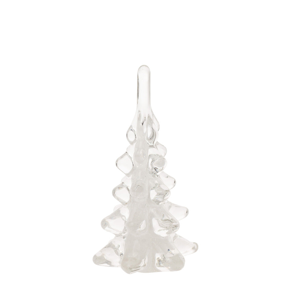 Small Glacier White Glass Tree