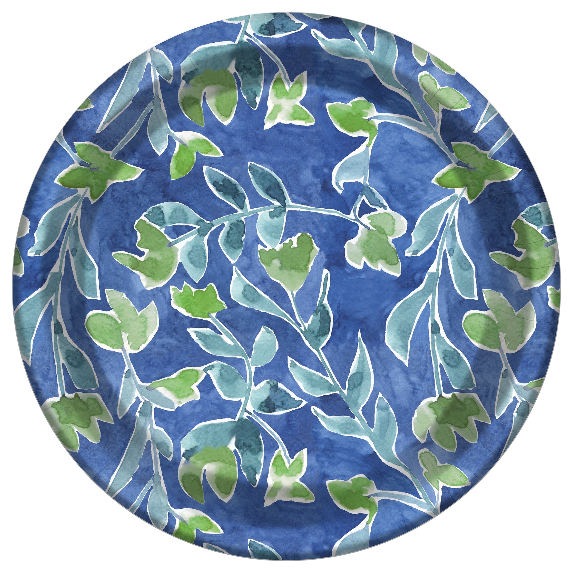 Azure & Ivy Round Dinner Plate