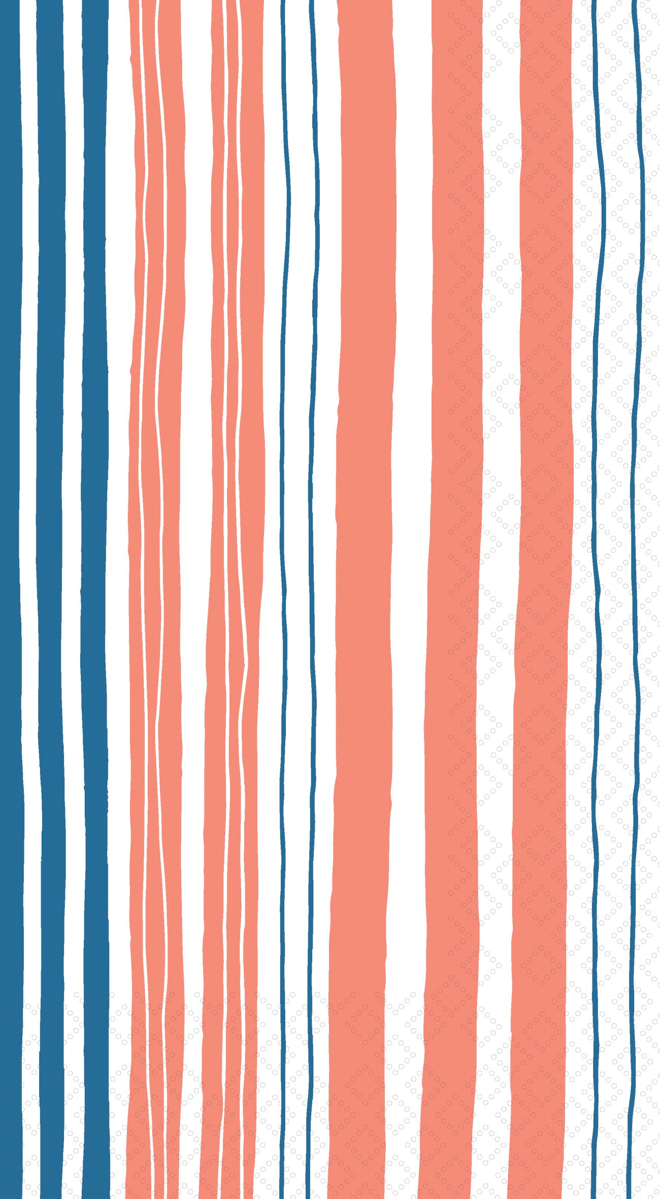 GUEST/WIBBLY STRIPES orange blue