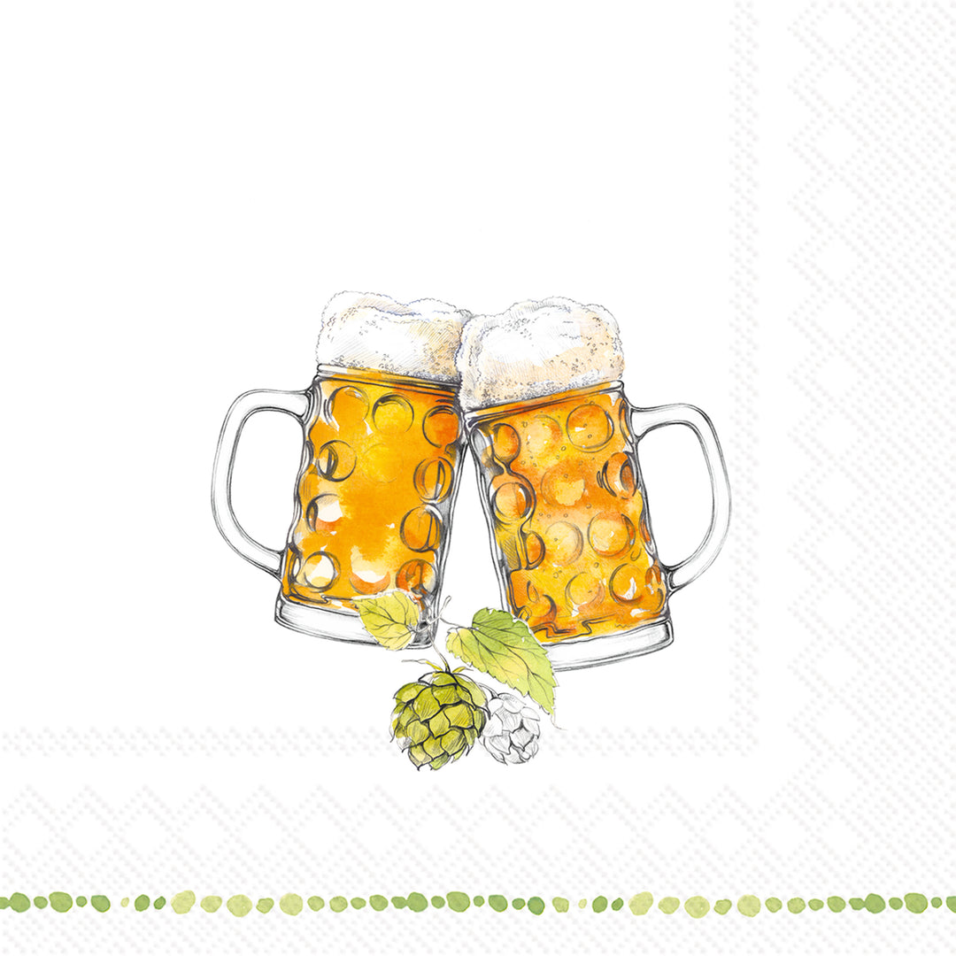 Cold Beer  Cocktail Napkin