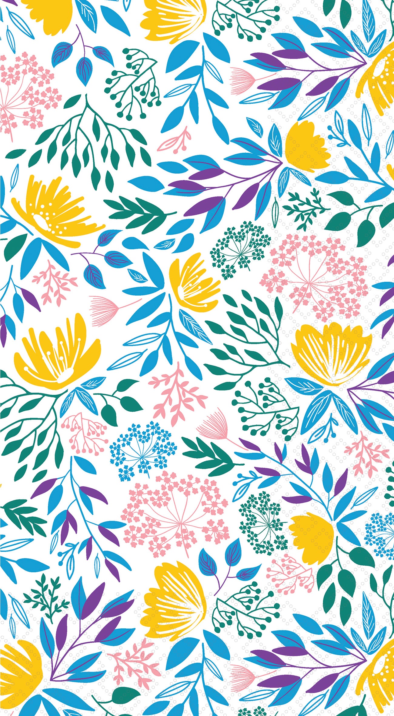 Floral Fantasy Guest Towel