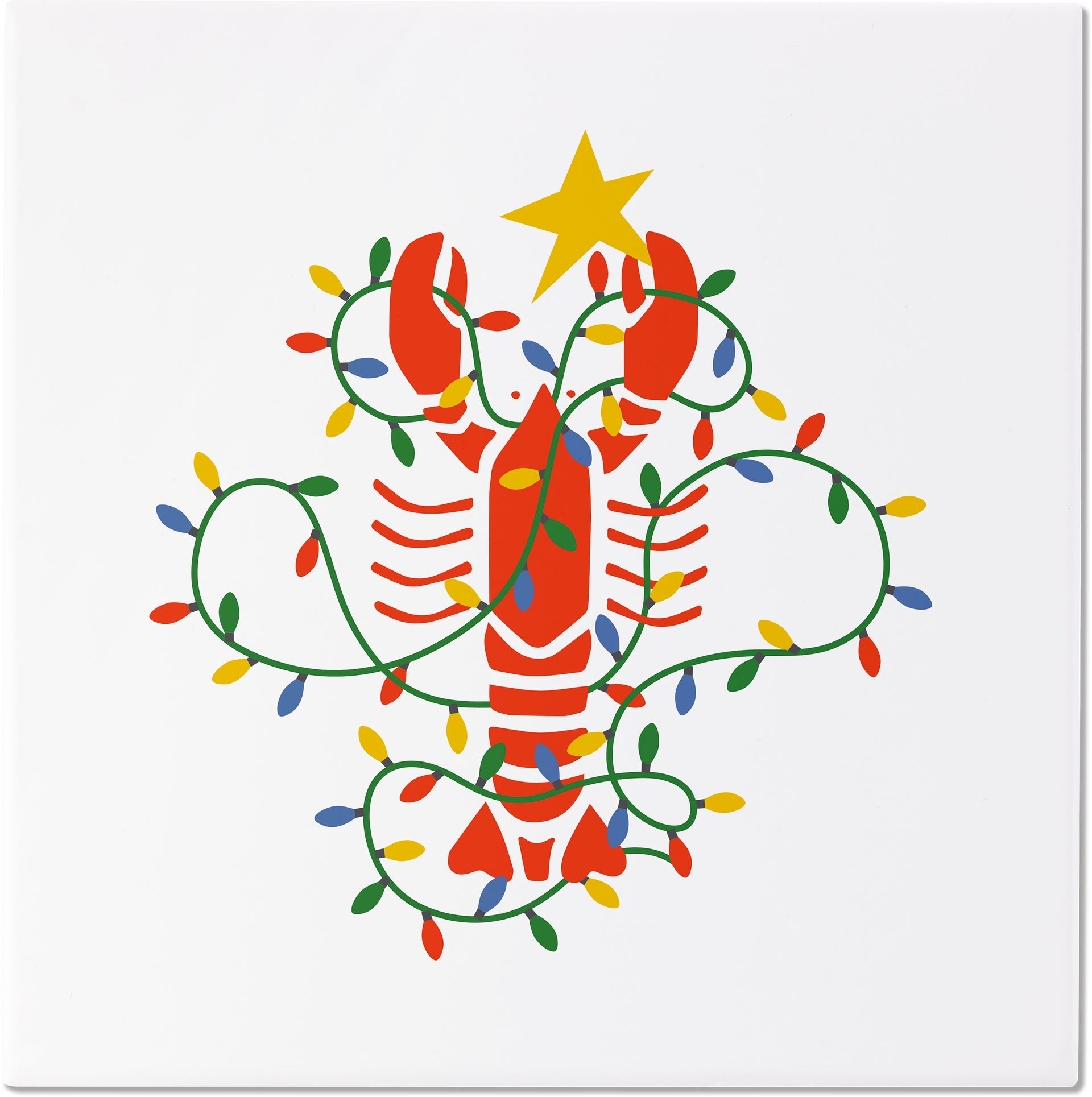 Lobster Lights Trivet