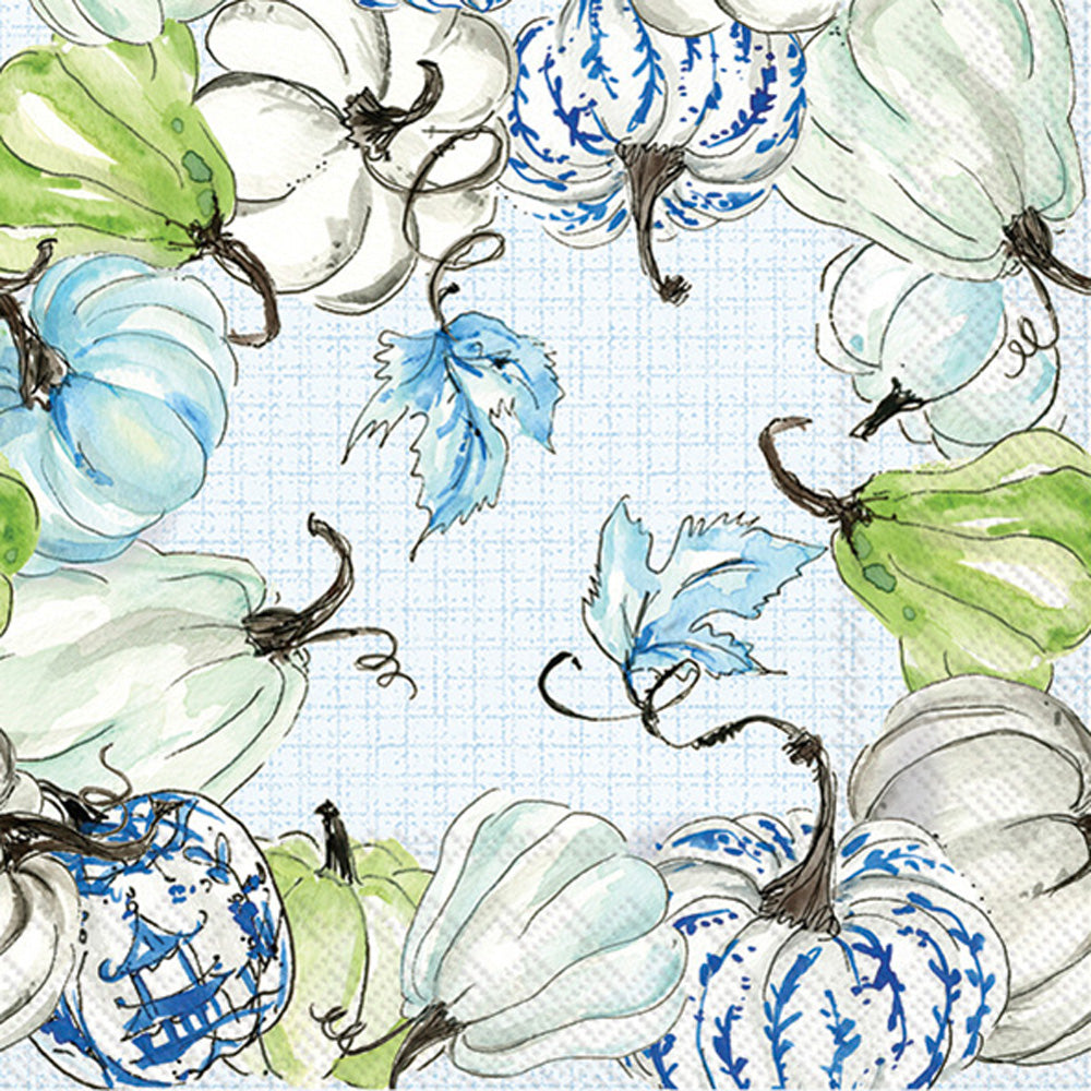 Chinoiserie Stacked Pumpkins Lunch Napkin