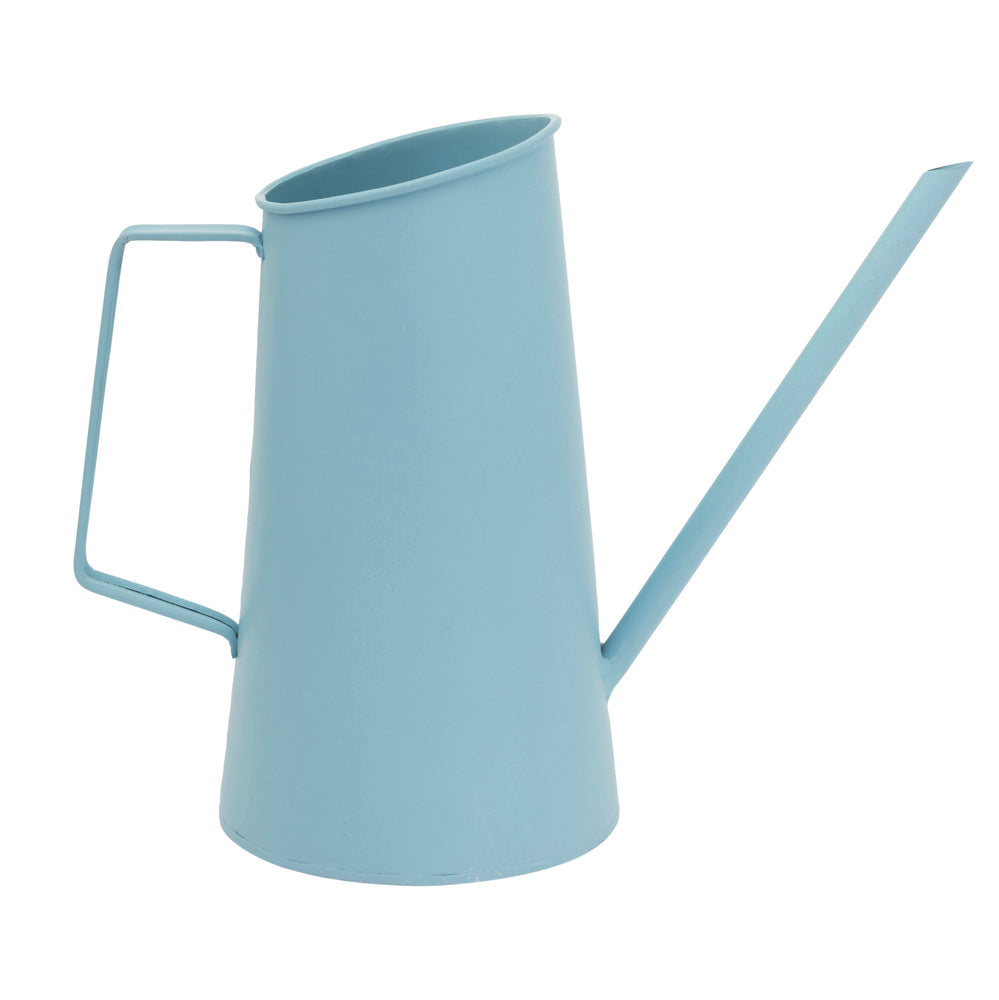 SKY BLUE METAL WATERING CAN