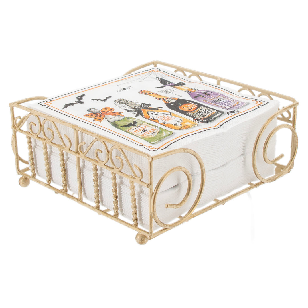 Garden Gate Cocktail Caddy Antique Brass