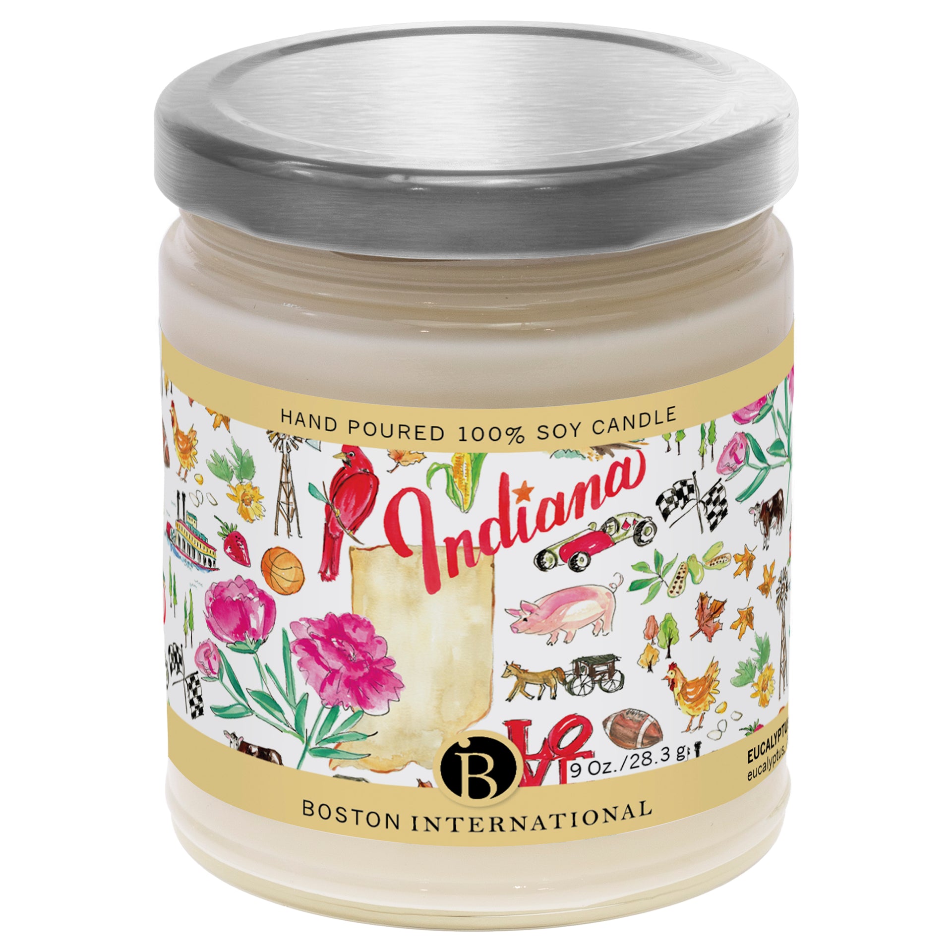 Indiana State Candle