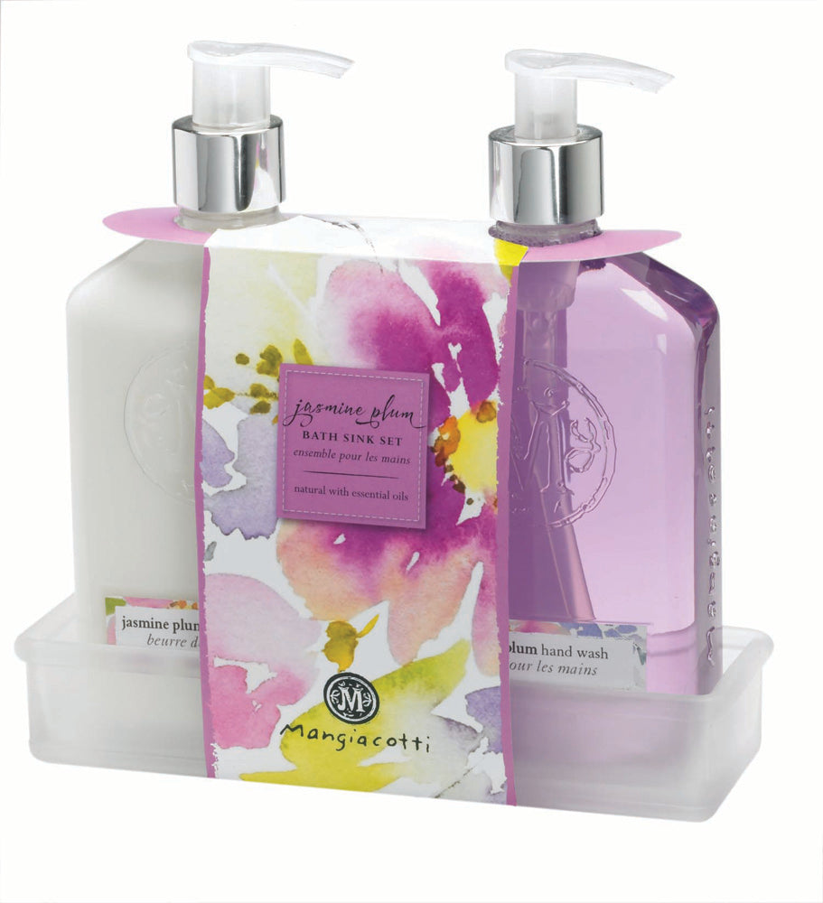 Jasmine Plum Bath Sink Set