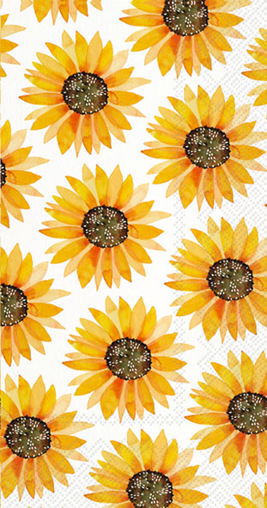 Sunflower Pattern Guest Towel