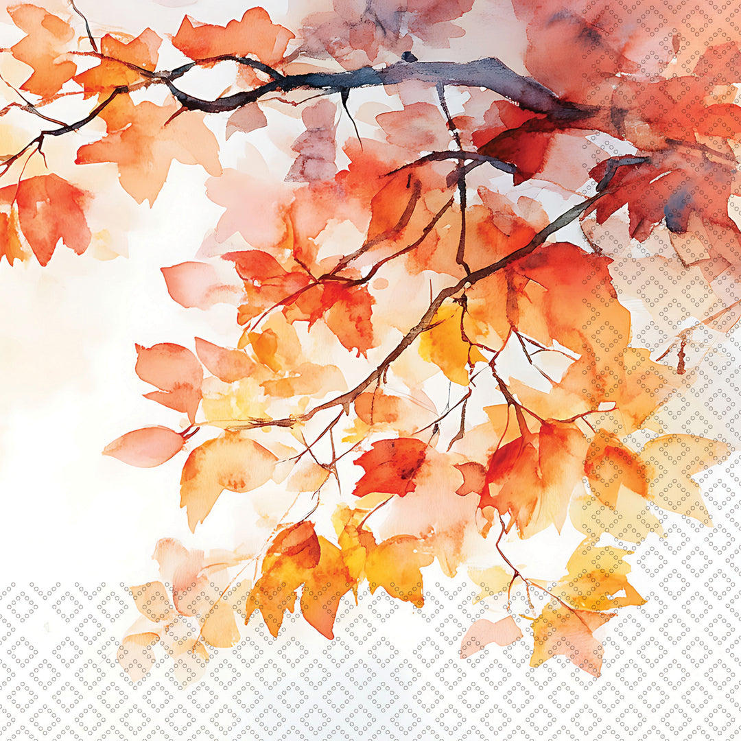 Inked Branches Lunch Napkin