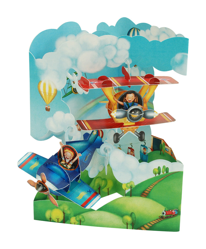 Planes Swing Card