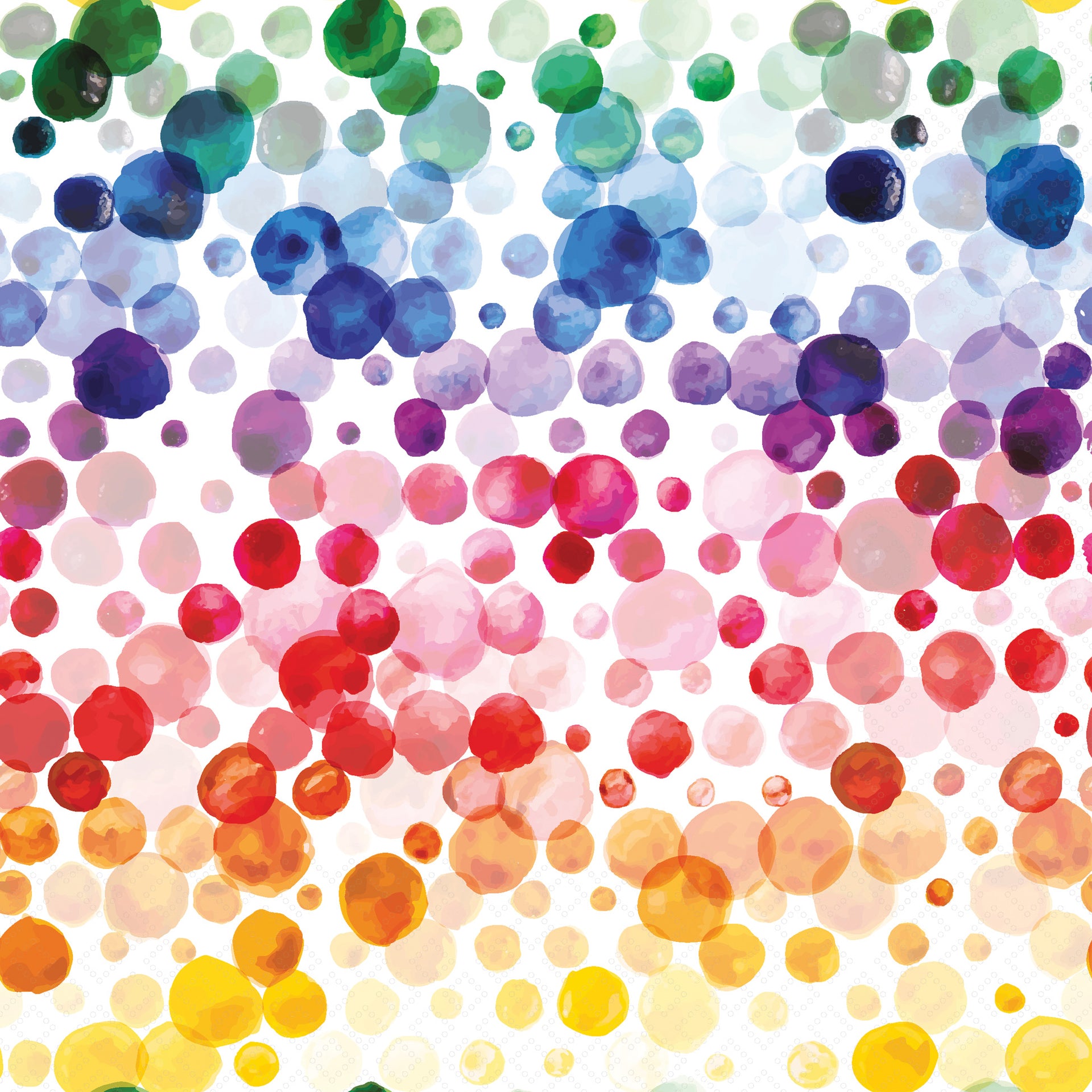 Rainbow Dots Lunch Napkin