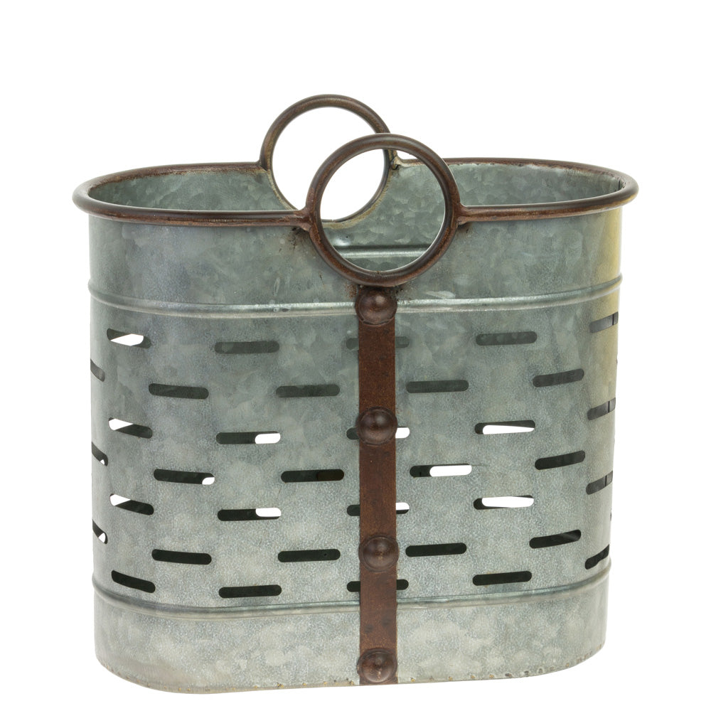 Oval Nesting Metal Baskets (Set of 2)