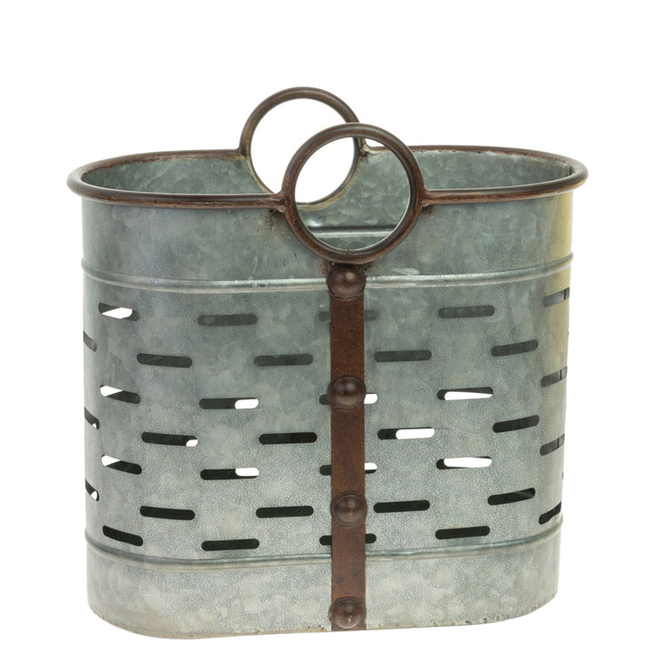 Oval Nesting Metal Baskets (Set of 2)