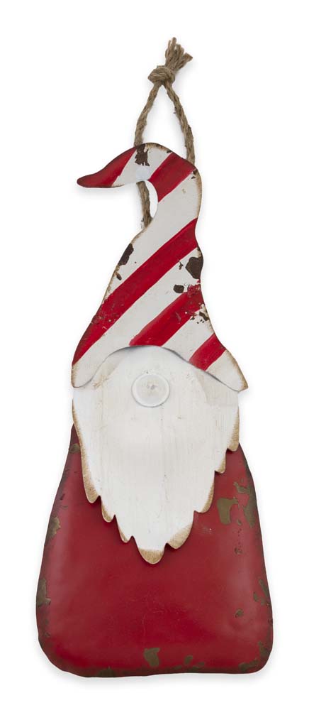Jolly Metal Hanging Gnomes (Set of 3)
