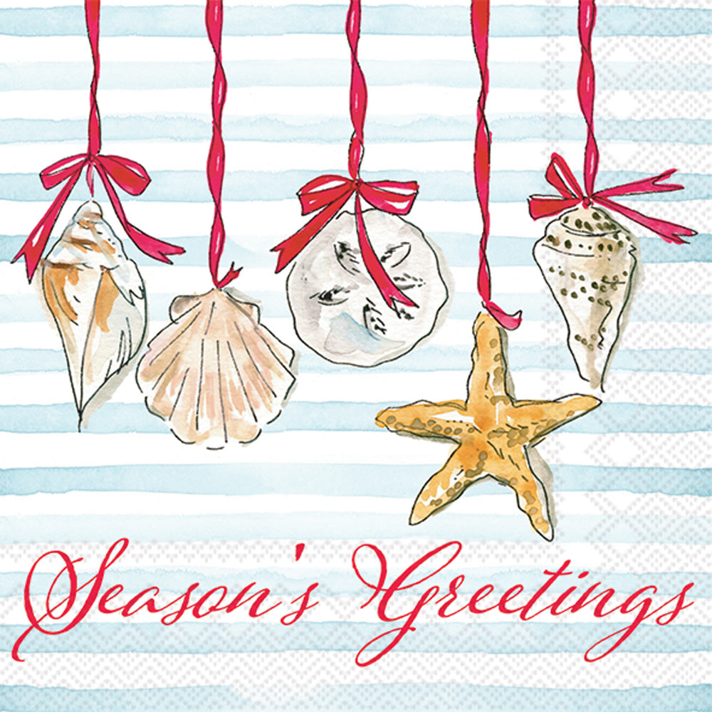 Seasons Greetings Cocktail Napkin