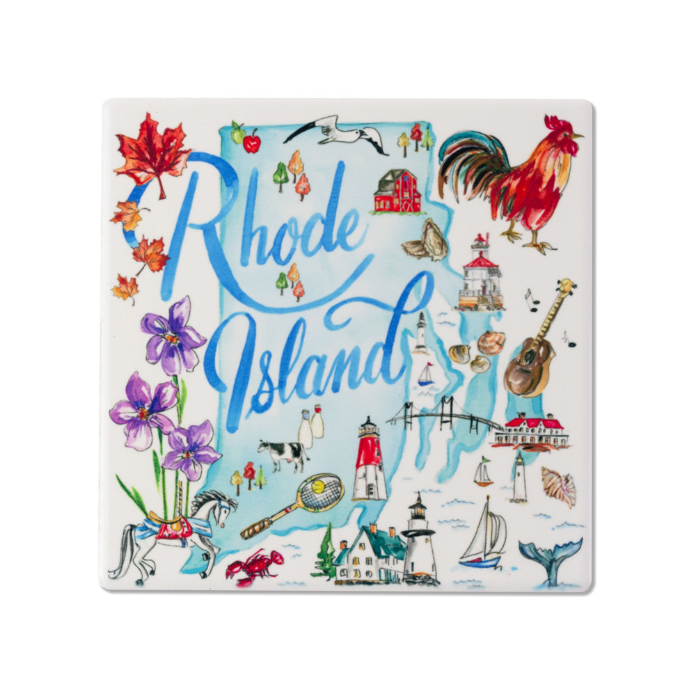 Rhode Island State Coaster