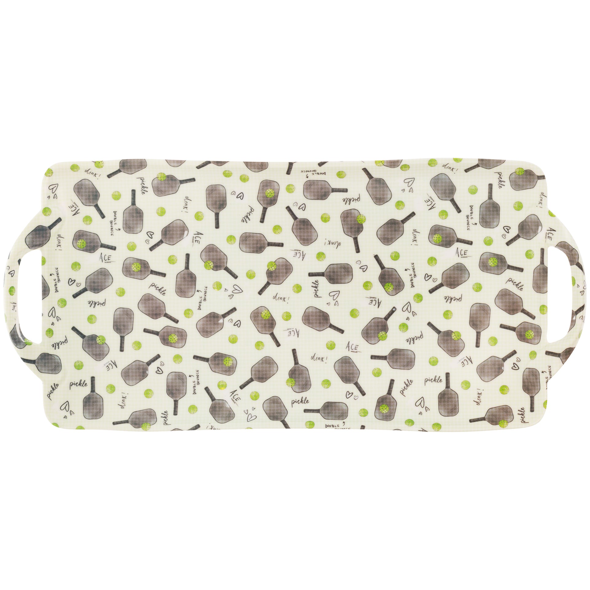 Pickleball Large Melamine Tray