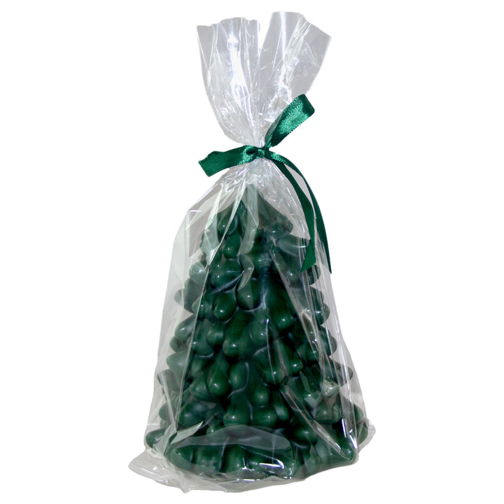 Green Spruce Tree Candle Large