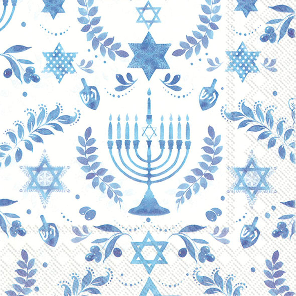 Hanukkah Cocktail Napkin