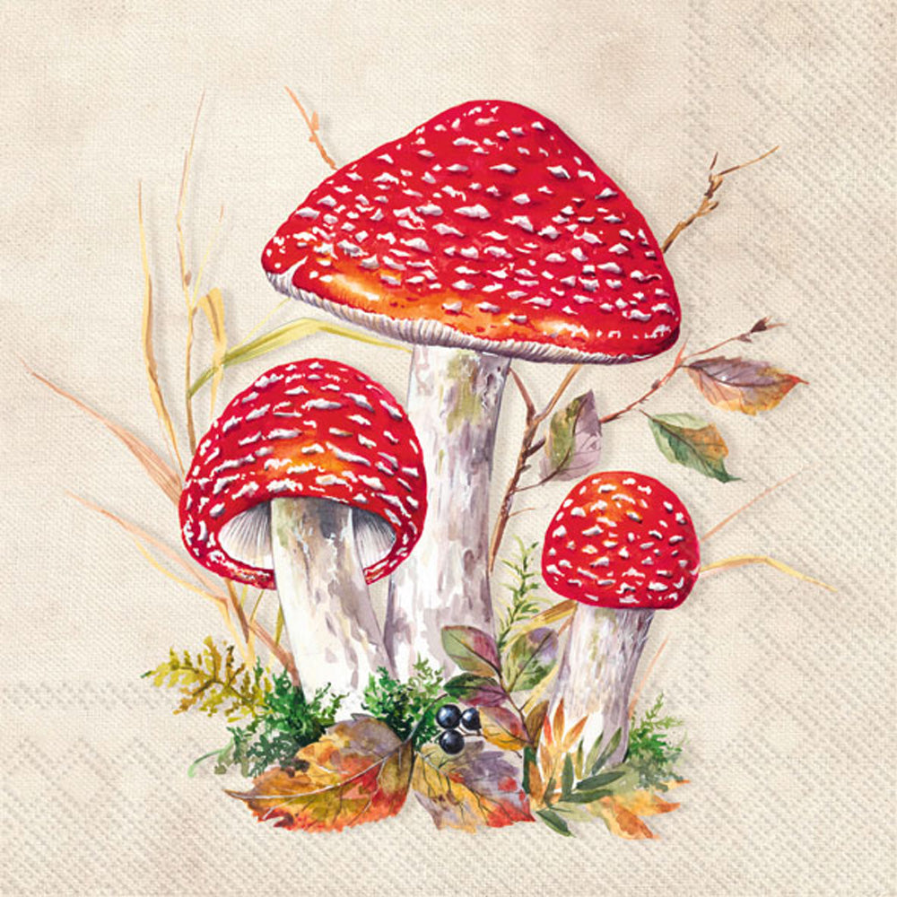 Toad Lunch Napkin Cream
