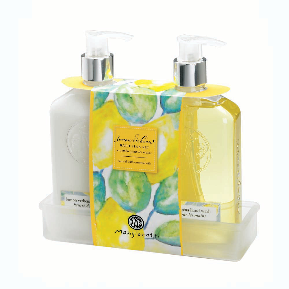 LEMON VERBENA BATH SINK SET