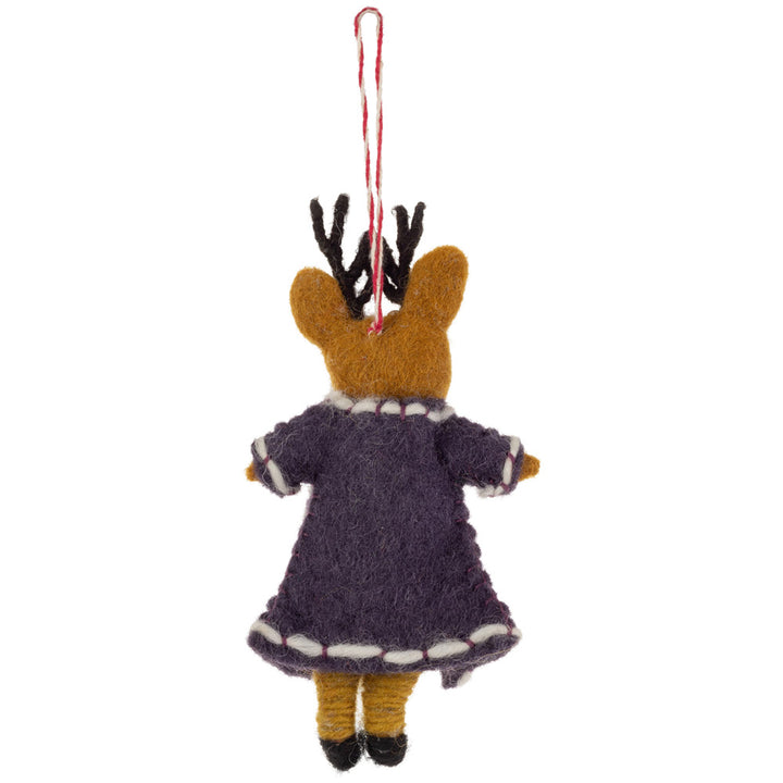 Deer Prince Ornament felt