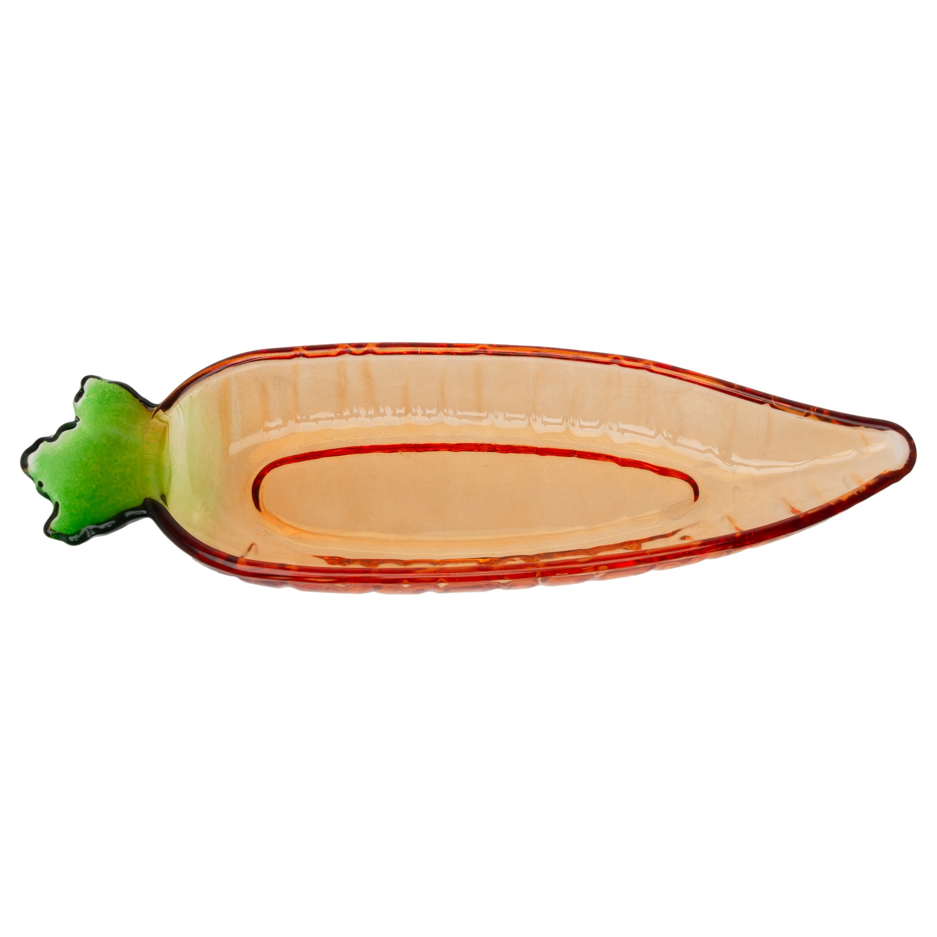 Carrot Glass Dish